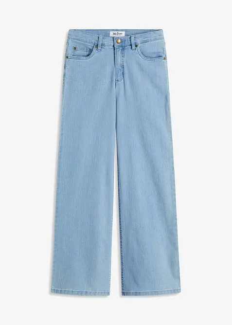 Wide Leg jeans, Mid Waist, Stretch, bonprix
