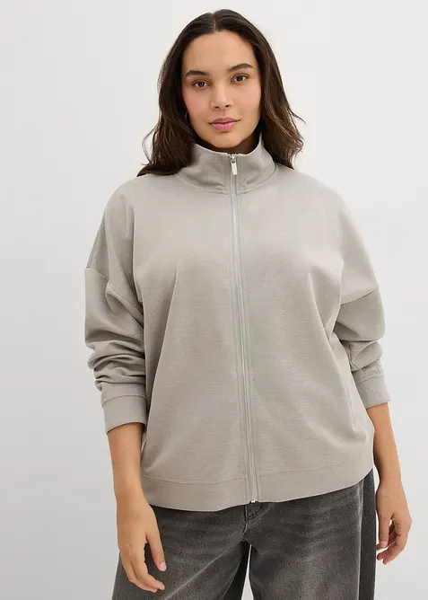 Trik&aring;jacka med dragkedja i neopren, bonprix