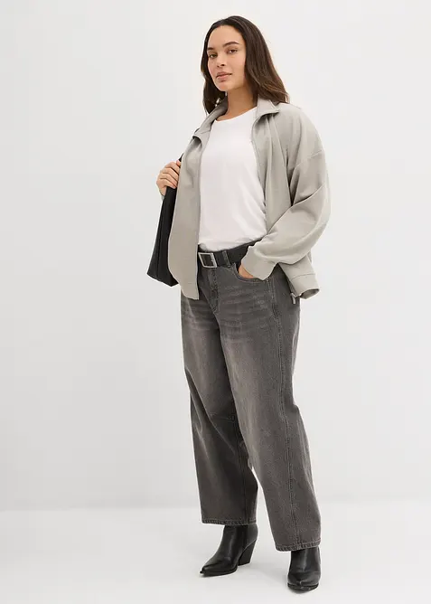 Trik&aring;jacka med dragkedja i neopren, bonprix