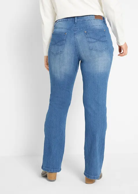 Stretch Bootcut Jeans Mid Waist, bonprix