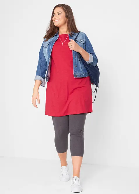 Jerseykl&auml;nning i ekologisk bomull, bonprix