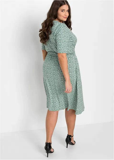 Jerseykl&auml;nning av viskosmix, bonprix