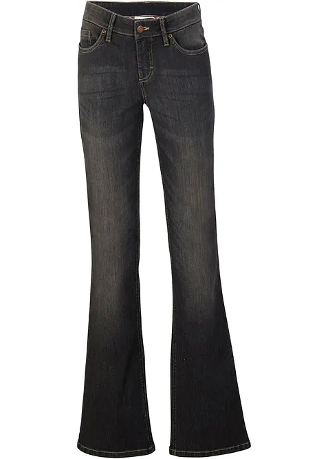 Bootcut Jeans Mid Waist, Comfort Stretch, bonprix