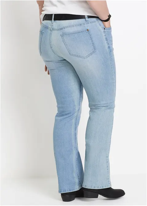 Bootcut Jeans Mid Waist, Comfort Stretch, bonprix