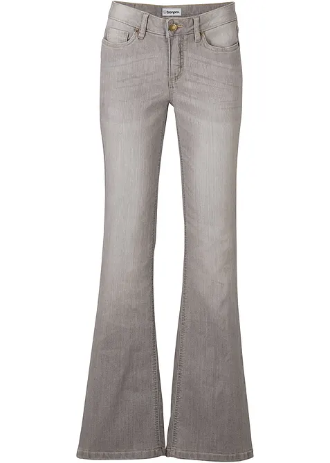 Bootcut Jeans Mid Waist, Comfort Stretch, bonprix