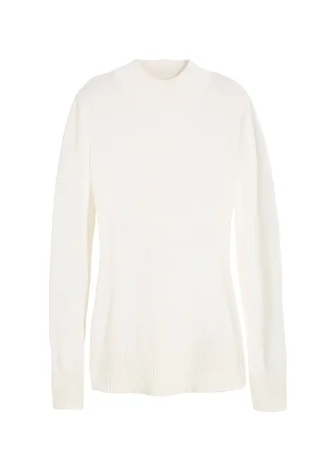 Bastr&ouml;ja med st&aring;krage och &aring;tervunnen bomull, bonprix