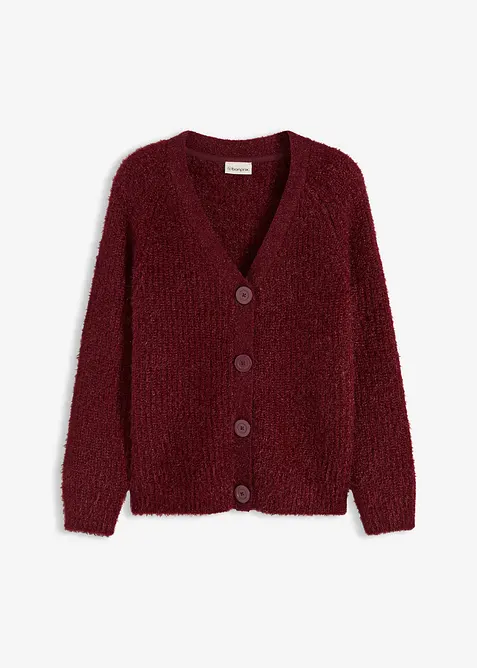 Ribbstickad cardigan, bonprix