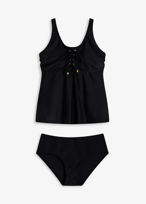 Tankini med sn&ouml;rning (2 delar), bonprix