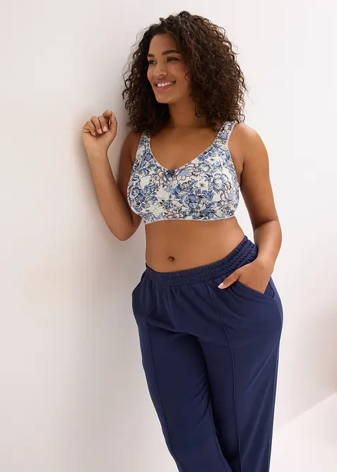 BH utan bygel (3-pack), ekologisk bomull, bonprix