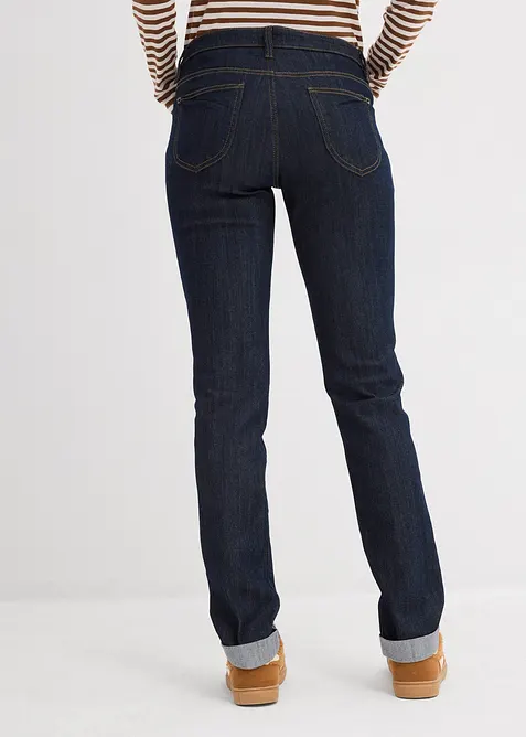 Straight Jeans Mid Waist, Stretch, bonprix