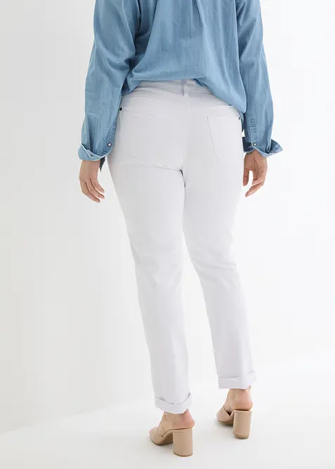 Straight Jeans Mid Waist, Stretch, bonprix