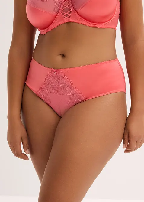 Maxitrosa med glittrande blombroderi, bonprix