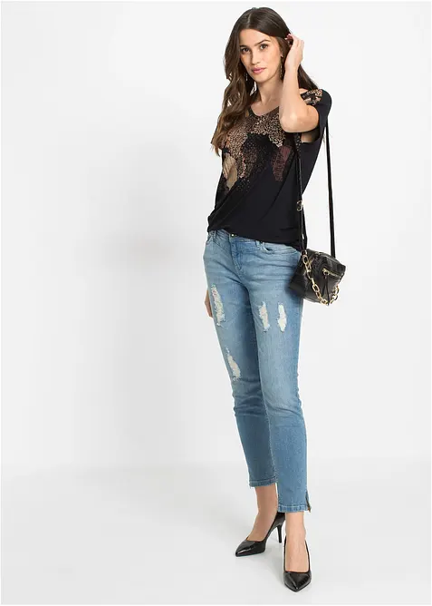 Topp i mjuk viskosmix, bonprix