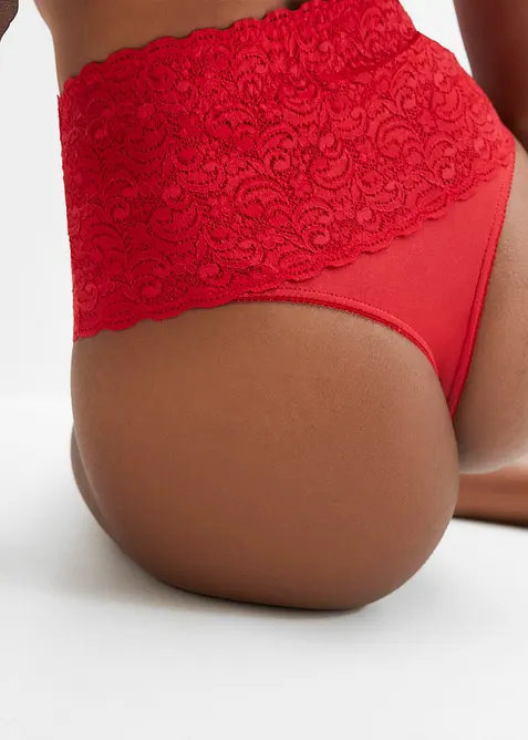 Stringtrosa med medelh&ouml;g formande effekt (2-pack), bonprix