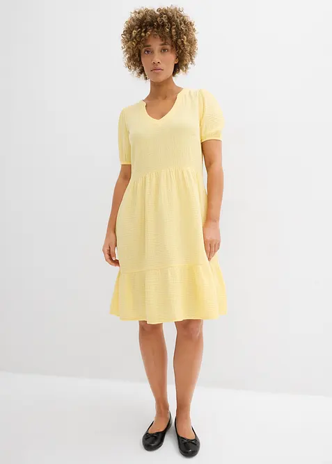 Oversized kl&auml;nning i bomullsmuslin, bonprix