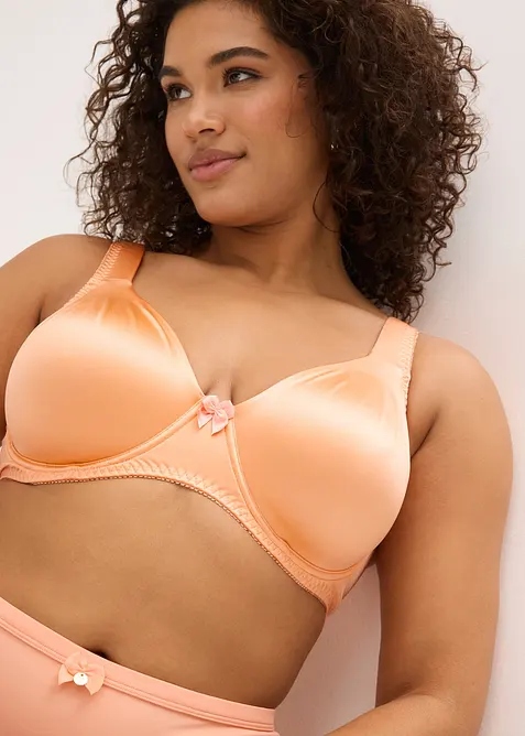 T-shirtbeh&aring; med bygel och glansigt material (2-pack), bonprix