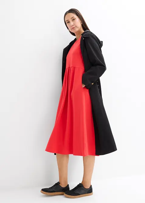 Jerseykl&auml;nning av ren bomull, bonprix