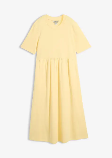 Jerseykl&auml;nning av ren bomull, bonprix