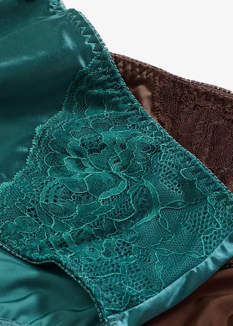 Maxitrosa med glansiga effekter (2-pack), bonprix