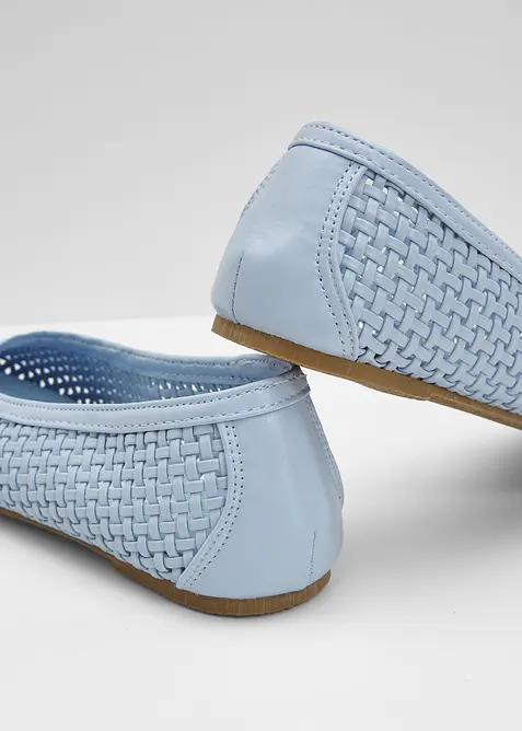 Ballerinaskor av mjukt material, bonprix