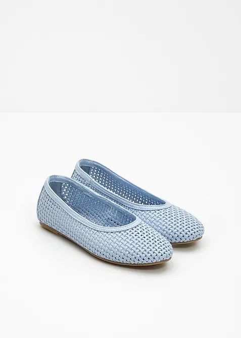 Ballerinaskor av mjukt material, bonprix