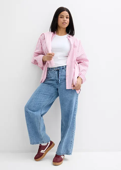 Loose Straight Jeans Mid Waist, bonprix