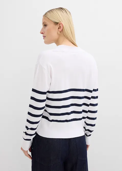 Cardigan i mjuk viskosmix, bonprix