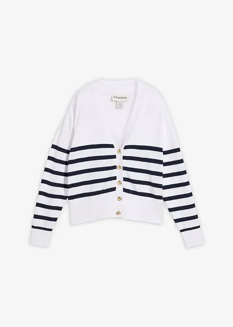 Cardigan i mjuk viskosmix, bonprix
