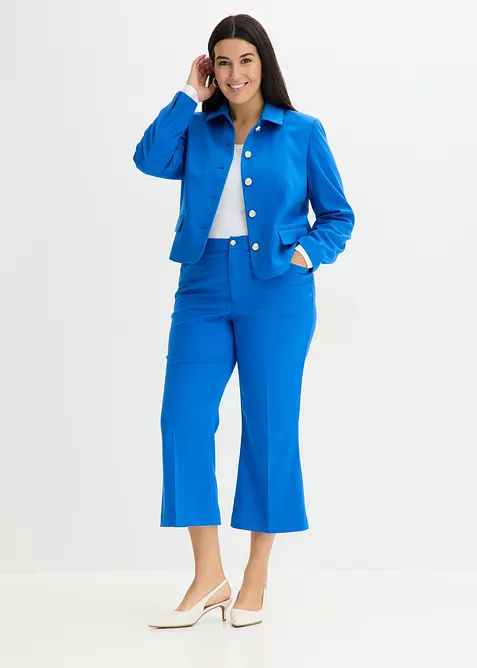 Utsv&auml;ngd 7/8-byxa med dekorativ knapp, bonprix