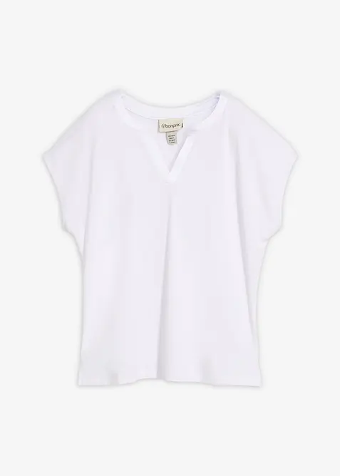 Topp med satinkant, bonprix