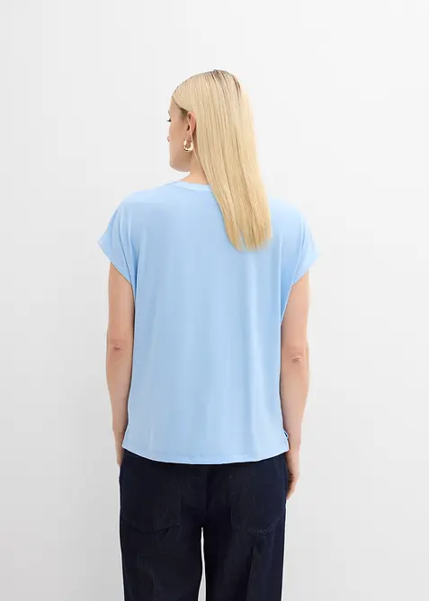 Topp med satinkant, bonprix