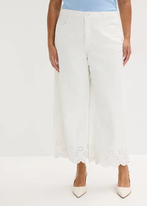 Culotter i elastisk bomullsmix, bonprix