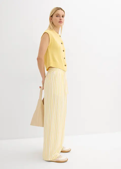 Marlenebyxa av viskosmix med mjukt fall, bonprix