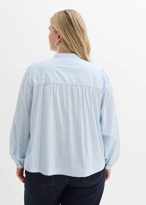 Blus av stabil poplin, bonprix