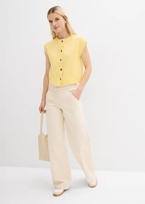 Stickad v&auml;st, bonprix