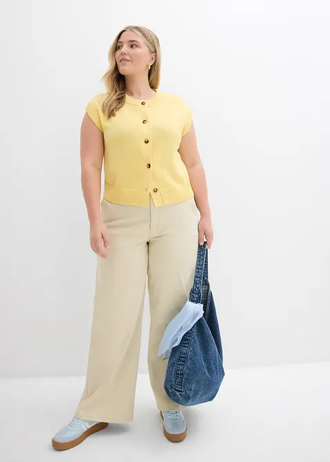 Stickad v&auml;st, bonprix