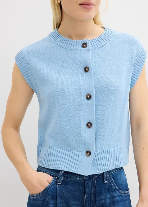 Stickad v&auml;st, bonprix