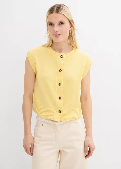 Stickad v&auml;st, bonprix