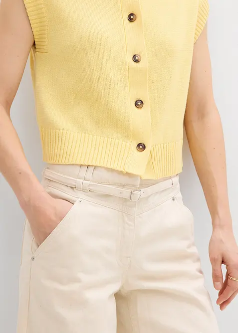 Stickad v&auml;st, bonprix