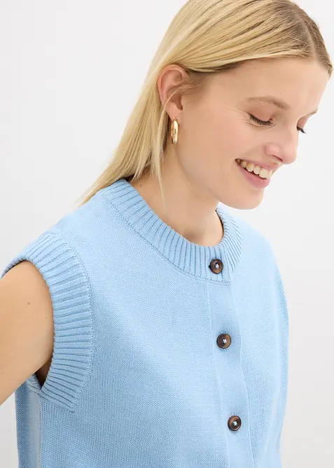 Stickad v&auml;st, bonprix