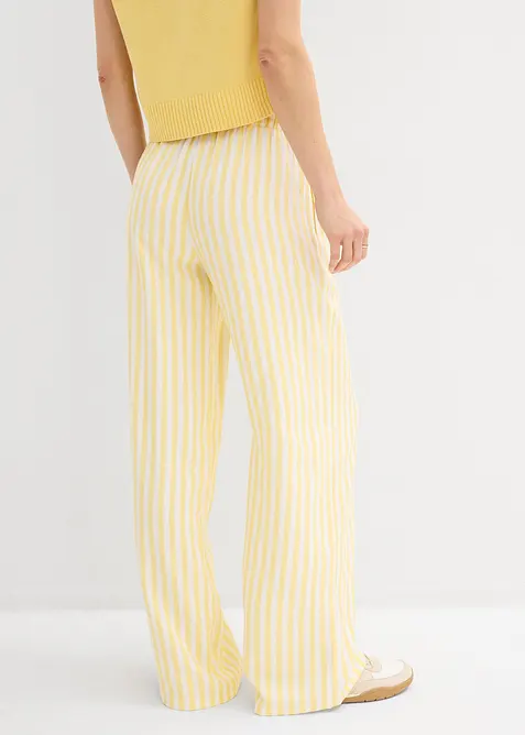 Marlenebyxa av viskosmix med mjukt fall, bonprix