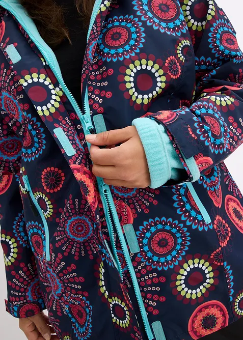 Vattent&auml;t 2-i-1-funktionsjacka med huva, bonprix