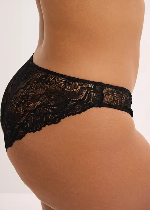 Trosa av m&ouml;nstrad satin, bonprix