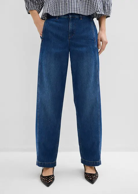 Barrel jeans, Mid Waist, bonprix