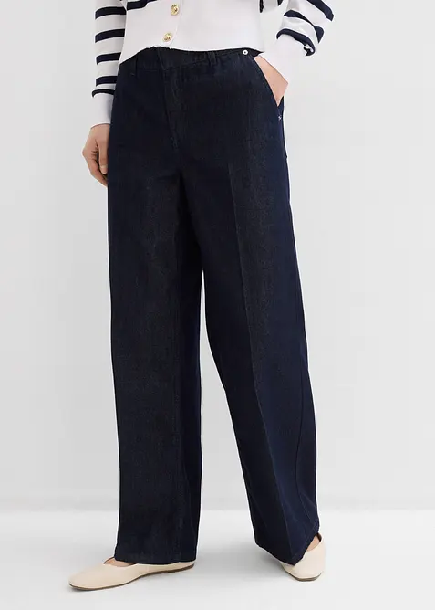 Wide Leg Jeans, Straight, bonprix