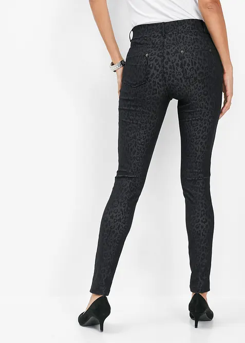 Leopardm&ouml;nstrade jeggings, bonprix