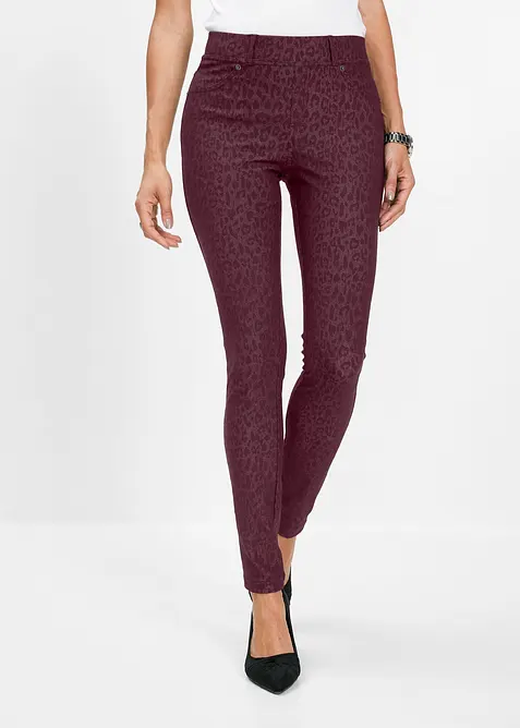 Leopardm&ouml;nstrade jeggings, bonprix