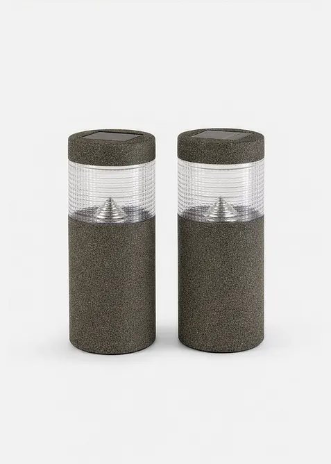 Solcellslampa v&auml;g (2-pack), bonprix