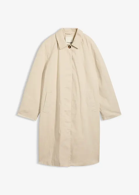Enkelkn&auml;ppt trenchcoat, bonprix