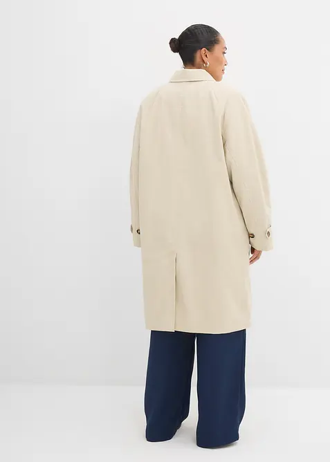 Enkelkn&auml;ppt trenchcoat, bonprix